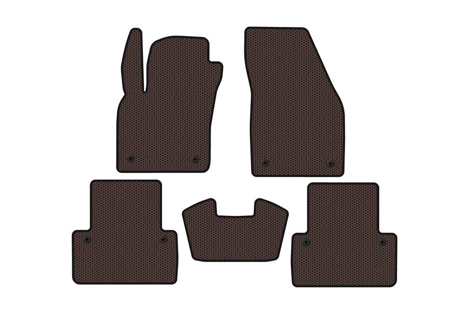 Volvo V50 2004–2012 Gumové rohože Carsuit (2007-2012, SW, hnedé) Image