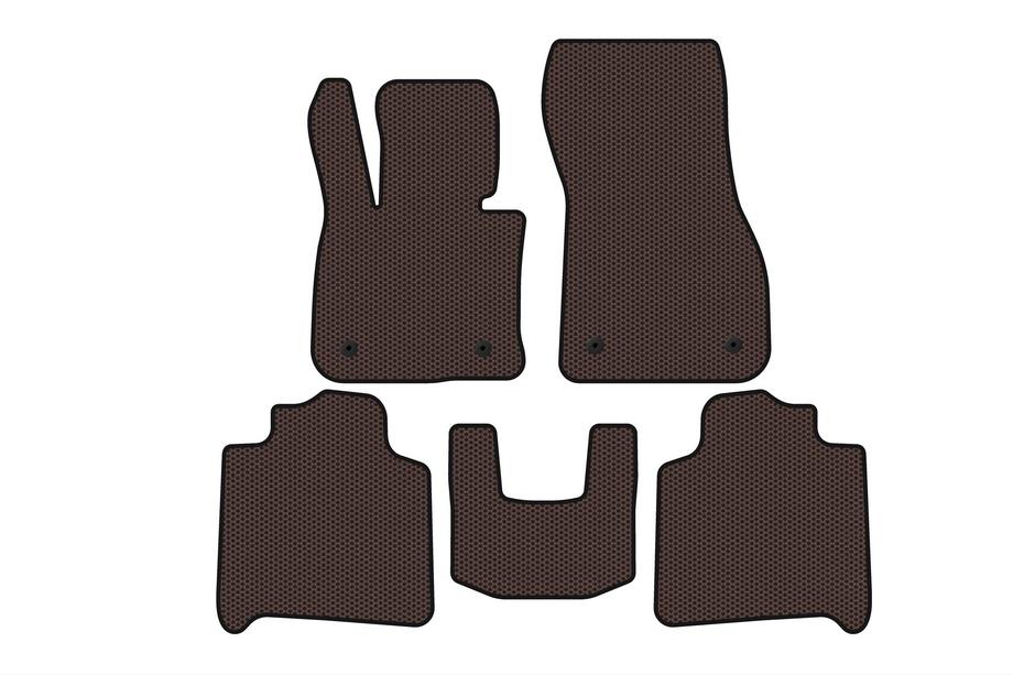 BMW rad 2 Active Tourer F45/F46 2014–2021 Gumové rohože Carsuit (pre F46, 2 rady, hnedé) Image