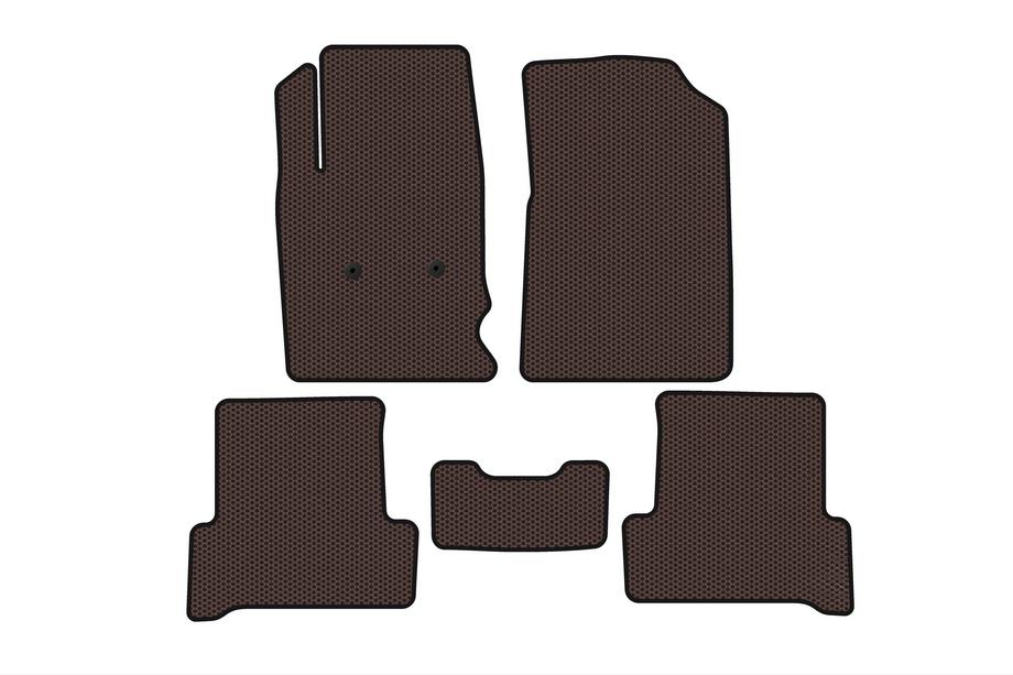 Chevrolet Colorado 2012–2022 Gumové koberce Carsuit (Hnedé) Image
