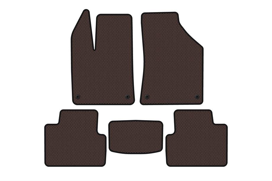 Chrysler 200 I 2010–2014 Gumové koberce Carsuit (Hnedé) Image