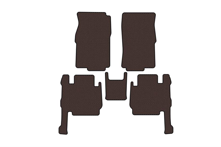 GreatWall Wingle 5 2006– Gumové koberce Carsuit (Hnedé) Image
