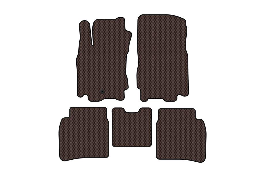 Nissan Note 2004–2012 Gumové koberce Carsuit (Hnedé) Image