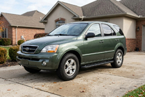 Kia Sorento I BL 2002–2009 Bočné nášľapy Allmond Black (2 ks, hliník) fotografia 1