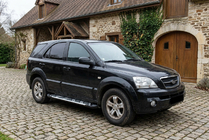 Kia Sorento I BL 2002–2009 Bočné nášľapy Sunrise (2 ks, hliník) fotografia 1