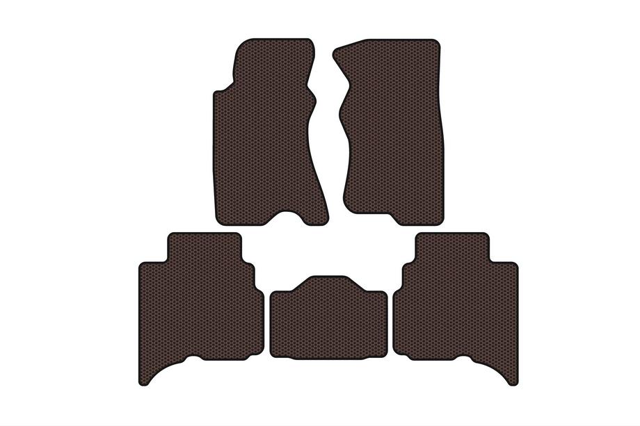GreatWall Haval/Hover H3 2005–2013 Gumové koberce Carsuit (Hnedé) Image