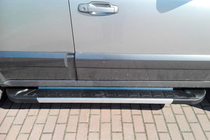 Kia Sorento I BL 2002–2009 Bočné nášľapy RedLine V1 (2 ks, hliník) fotografia 5