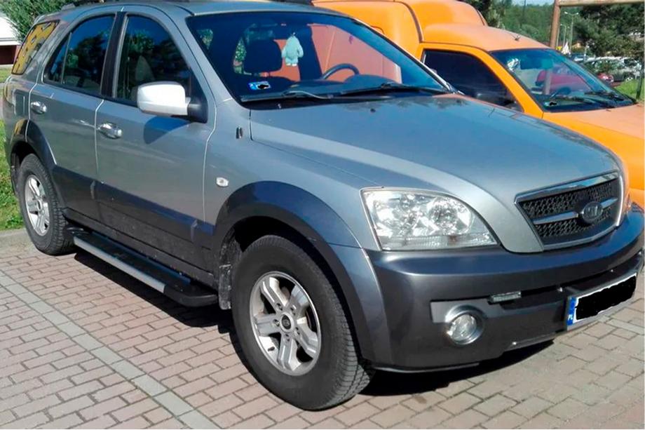 Kia Sorento I BL 2002–2009 Bočné nášľapy RedLine V1 (2 ks, hliník) Image