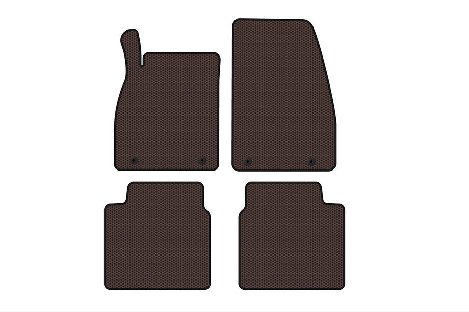 Saab 9-5 2010–2012 Gumové koberce Carsuit (Hnedé) Image