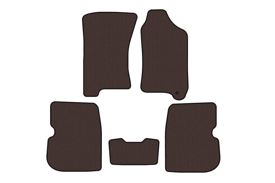 Subaru Forester 1997–2002 Gumové rohože Carsuit (pravostranné riadenie, hnedé) Image