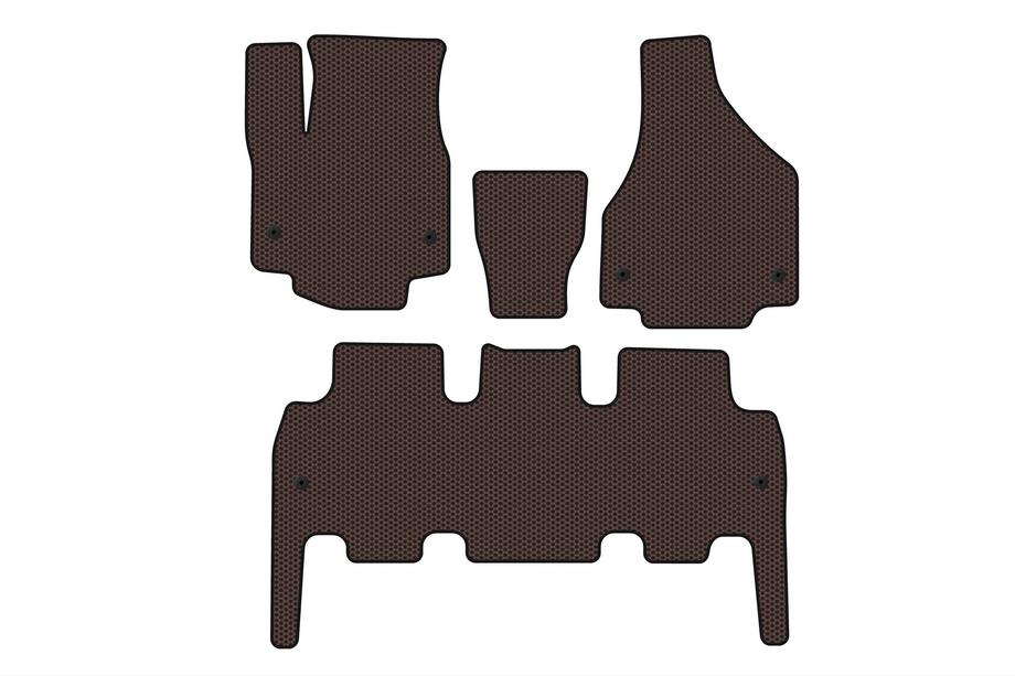 Chrysler Pacifica 2016– Gumové koberce Carsuit (Hnedé) Image
