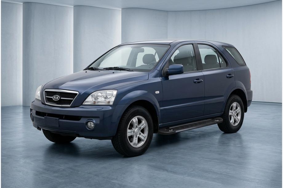 Kia Sorento I BL 2002–2009 Bočné nášľapy RedLine Black (2 ks, hliník) Image