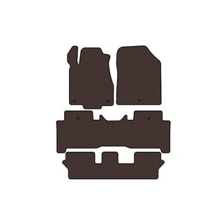 Gumené koberčeky Carsuit do interiéru (3 rady, hnedé) Acura MDX 2007–2013 fotografia 1
