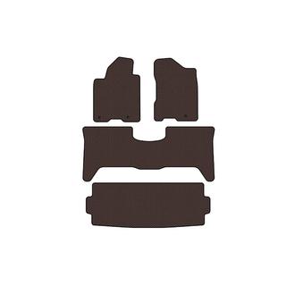 Gumené rohože do interiéru Carsuit (3 rady, 2003-2008, hnedé) Nissan Armada 2003–2015 fotografia 1