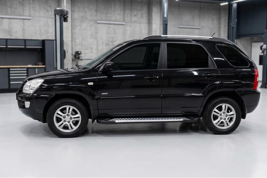 Kia Sportage 2004–2010 Bočné prahy Line (2 ks, hliník) Image