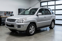 Kia Sportage 2004–2010 Bočné nášľapy Duru (2 ks, hliník) fotografia 1