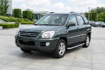 Kia Sportage 2004–2010 Bočné nášľapy Tayga Grey (2 ks, hliník) fotografia 1