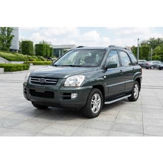 Bočné nášľapy Tayga Grey (2 ks, hliník) Kia Sportage 2004–2010 fotografia 1
