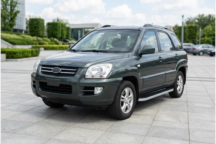 Kia Sportage 2004–2010 Bočné nášľapy Tayga Grey (2 ks, hliník) Image