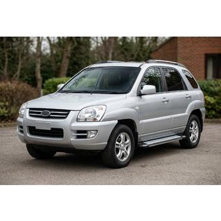Bočné nášľapy Rainbow (2 ks, hliník) Kia Sportage 2004–2010 fotografia 1