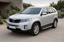 Kia Sorento II XM 2009–2014 Bočné prahy Line (2 ks, hliník) 2013-2016 fotografia 1