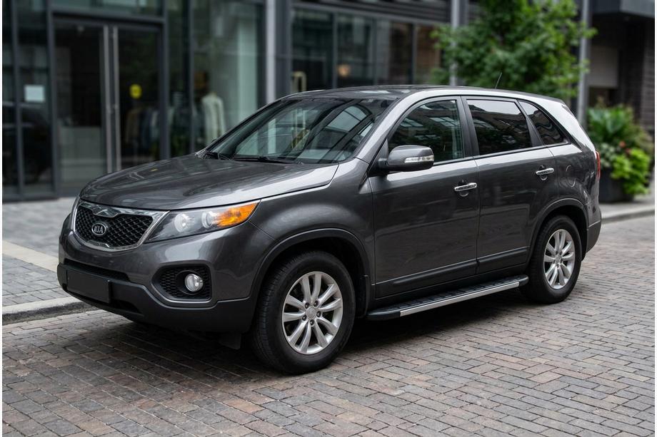 Kia Sorento II XM 2009–2014 Bočné nášľapy Duru (2 ks, hliník) 2013-2016 Image
