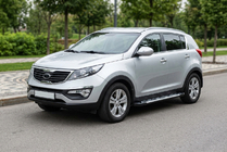 Kia Sportage 2010–2015 Bočné nášľapy Sunrise (2 ks, hliník) fotografia 1