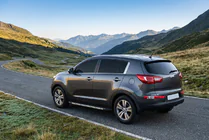 Kia Sportage 2010–2015 Bočné nášľapy Duru (2 ks, hliník) fotografia 1