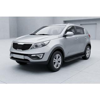Bočné nášľapy Bosphorus Black (2 ks, hliník) Kia Sportage 2010–2015 fotografia 1