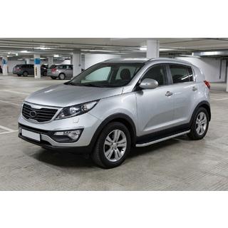 Bočné nášľapy Tayga Grey (2 ks, hliník) Kia Sportage 2010–2015 fotografia 1