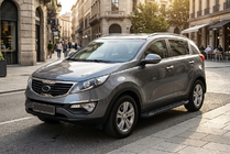 Kia Sportage 2010–2015 Bočné nášľapy RedLine Black (2 ks, hliník) fotografia 1