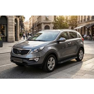 Bočné nášľapy RedLine Black (2 ks, hliník) Kia Sportage 2010–2015 fotografia 1