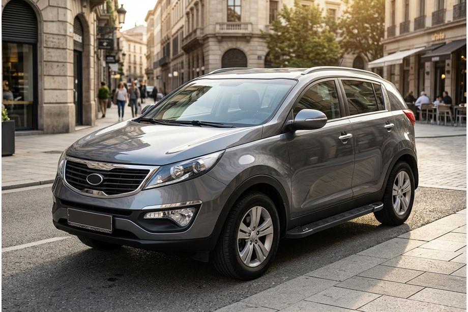 Kia Sportage 2010–2015 Bočné nášľapy RedLine Black (2 ks, hliník) Image