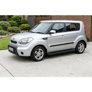 Bočné nášľapy Allmond Black (2 ks, hliník) Kia Soul I 2008–2013 fotografia 1