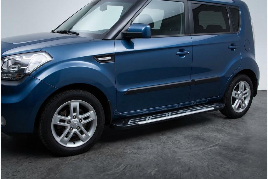 Kia Soul I 2008–2013 Bočné nášľapy Sunrise (2 ks, hliník) Image