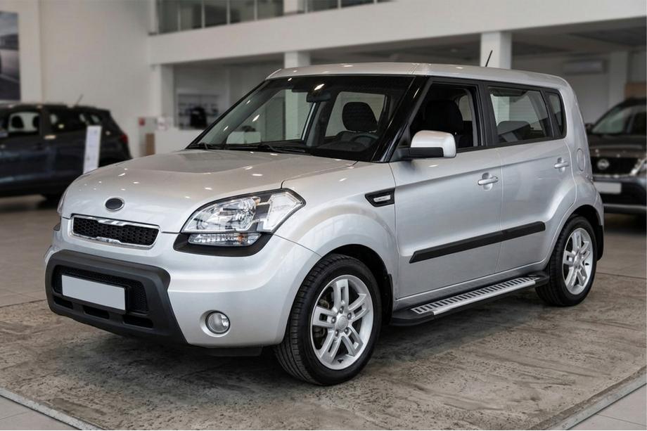 Kia Soul I 2008–2013 Bočné prahy Line (2 ks, hliník) Image