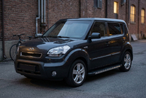 Kia Soul I 2008–2013 Bočné nášľapy Duru (2 ks, hliník) fotografia 1