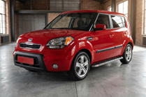 Kia Soul I 2008–2013 Bočné prahy Maydos V1 (2 ks, hliník ↗ nehrdzavejúca oceľ) fotografia 1
