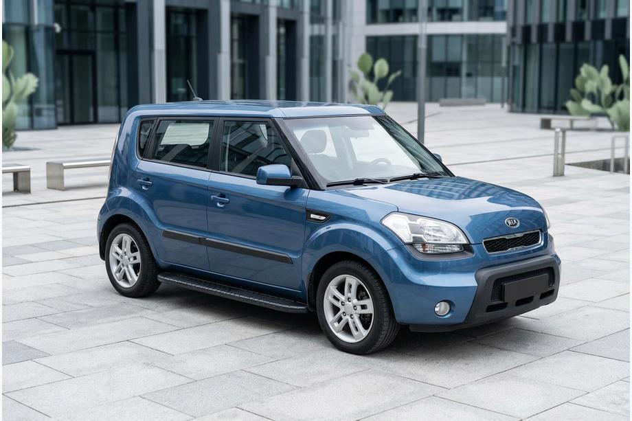 Kia Soul I 2008–2013 Bočné nášľapy Bosphorus Black (2 ks, hliník) Image