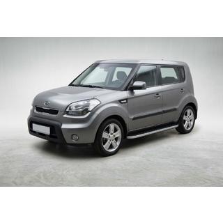 Bočné nášľapy Tayga Grey (2 ks, hliník) Kia Soul I 2008–2013 fotografia 1