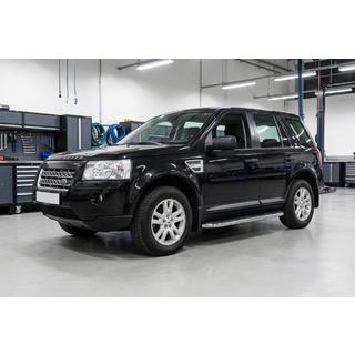 Bočné prahy Maydos V1 (2 ks, hliník ↗ nehrdzavejúca oceľ) Land Rover Freelander II 2006–2014 fotografia 1