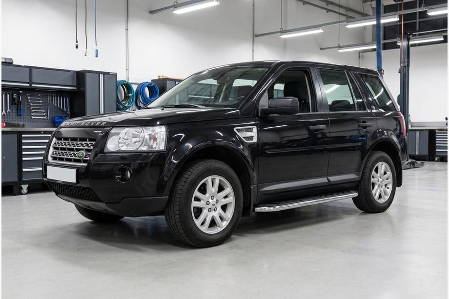 Land Rover Freelander II 2006–2014 Bočné prahy Maydos V1 (2 ks, hliník ↗ nehrdzavejúca oceľ) Image