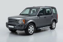 Land Rover Discovery III 2004–2009 Bočné nášľapy Sunrise (2 ks, hliník) fotografia 1
