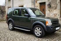 Land Rover Discovery IV 2009–2017 Bočné nášľapy Tayga Grey (2 ks, hliník) fotografia 1
