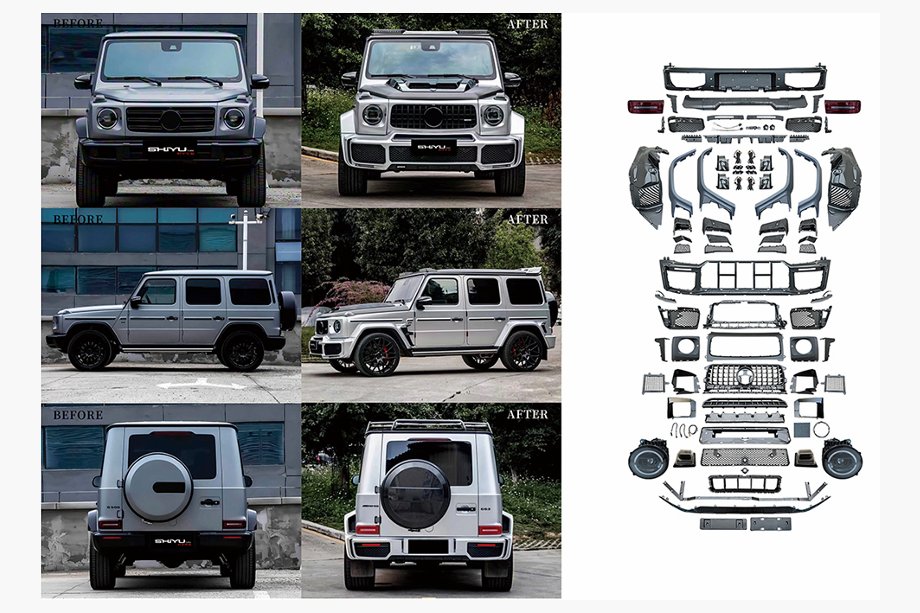 Mercedes G-Class W463 2018–2024 Restylingový kit pre W465 2025 BRB Image