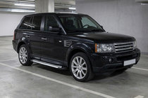 Range Rover Sport 2005–2013 Bočné prahy Line (2 ks, hliník) fotografia 1