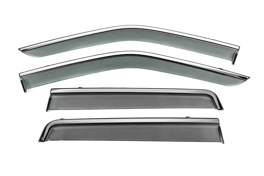 Land Rover Freelander II 2006–2014 Okenné deflektory s chrómovou lištou Niken Luxury (4 ks) Image