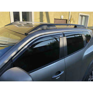 Okenné deflektory s chrómovou lištou Niken Luxury (4 ks) fotografia 1