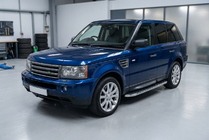 Range Rover Sport 2005–2013 Bočné prahy Maydos V1 (2 ks, hliník ↗ nehrdzavejúca oceľ) fotografia 1