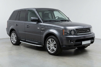 Range Rover Sport 2005–2013 Bočné nášľapy Tayga Grey (2 ks, hliník) fotografia 1