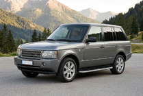 Range Rover III L322 2002–2012 Bočné nášľapy Tayga Grey (2 ks, hliník) fotografia 1